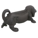 Grattoir à bottes pour teckel, butée de porte pour chien, coin en fonte pour boue, maison pour animaux