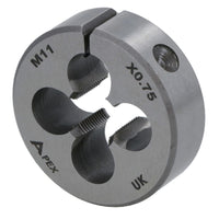 M11 x 0.75mm Metric Split Die Rethreading Thread Cutter Tungsten Steel 38mm