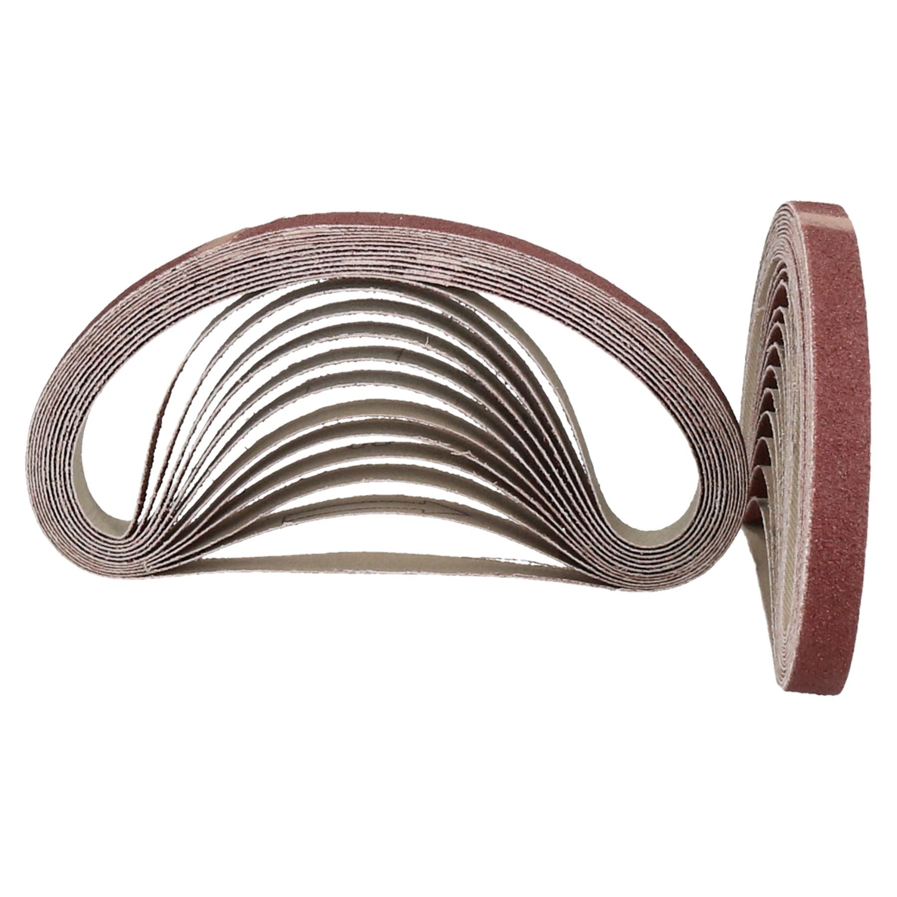 457mm x 13mm Mixed Grit Abrasive Sanding Belts Power File Sander Belt Packs