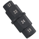 Motorrad/Fahrrad Vorderrad Spindel Adapter Werkzeug Sechskantschlüssel 17, 19, 22 und 24mm