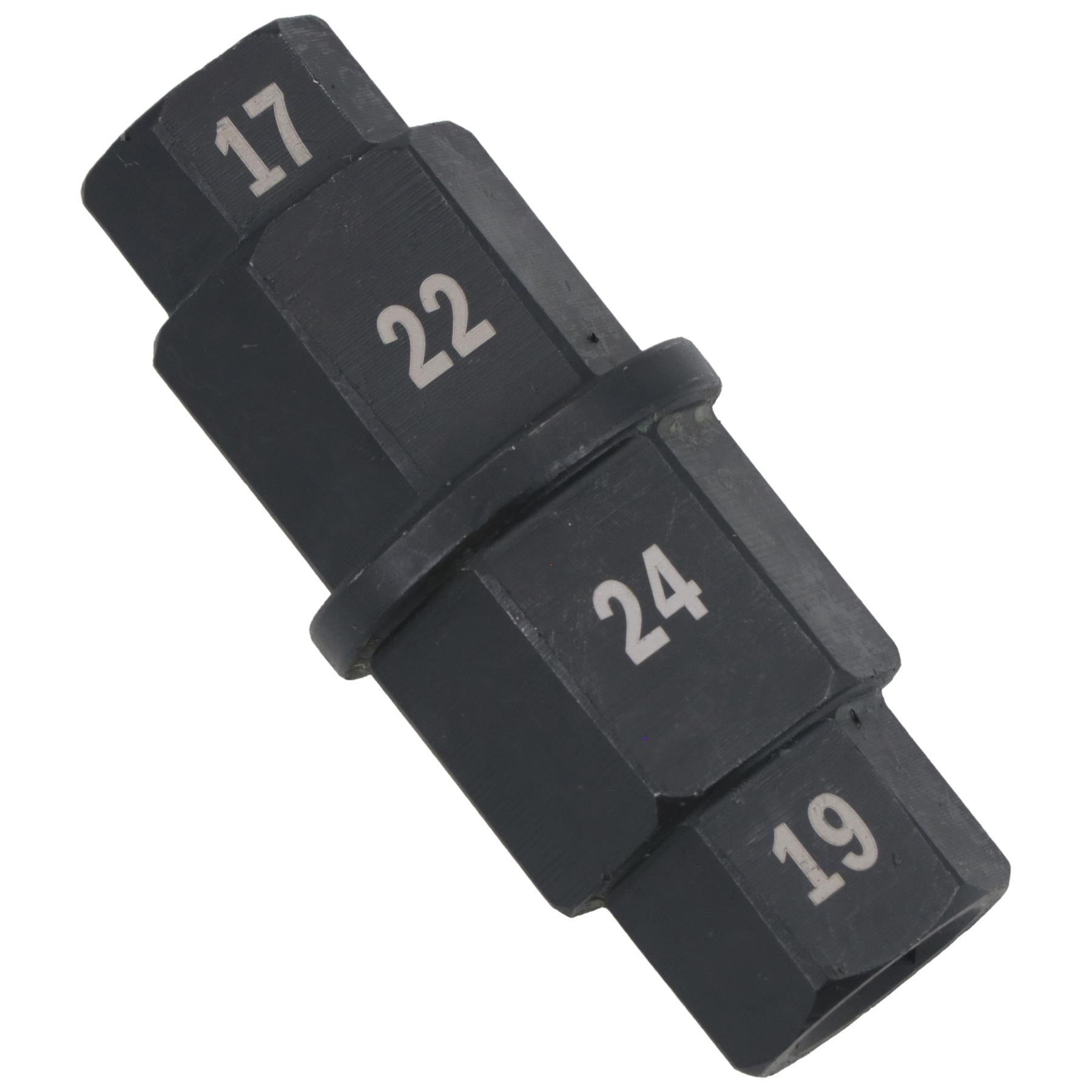 Motorrad/Fahrrad Vorderrad Spindel Adapter Werkzeug Sechskantschlüssel 17, 19, 22 und 24mm