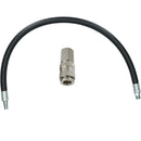 Anti Whip Air Spary Leader Hose 0.6m x 10mm & 1/4" BSP Euro Coupler Fittings