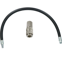 Anti Whip Air Spary Leader Hose 0.6m x 10mm & 1/4" BSP Euro Coupler Fittings