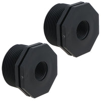 Polypropylene PP 1-1/2in – 1/2in Female – Male Pipe Threaded Reducing Bush