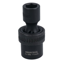 10mm – 19mm 3/8in Drive Universal Swivel Wobble Metric Impact Shallow Socket