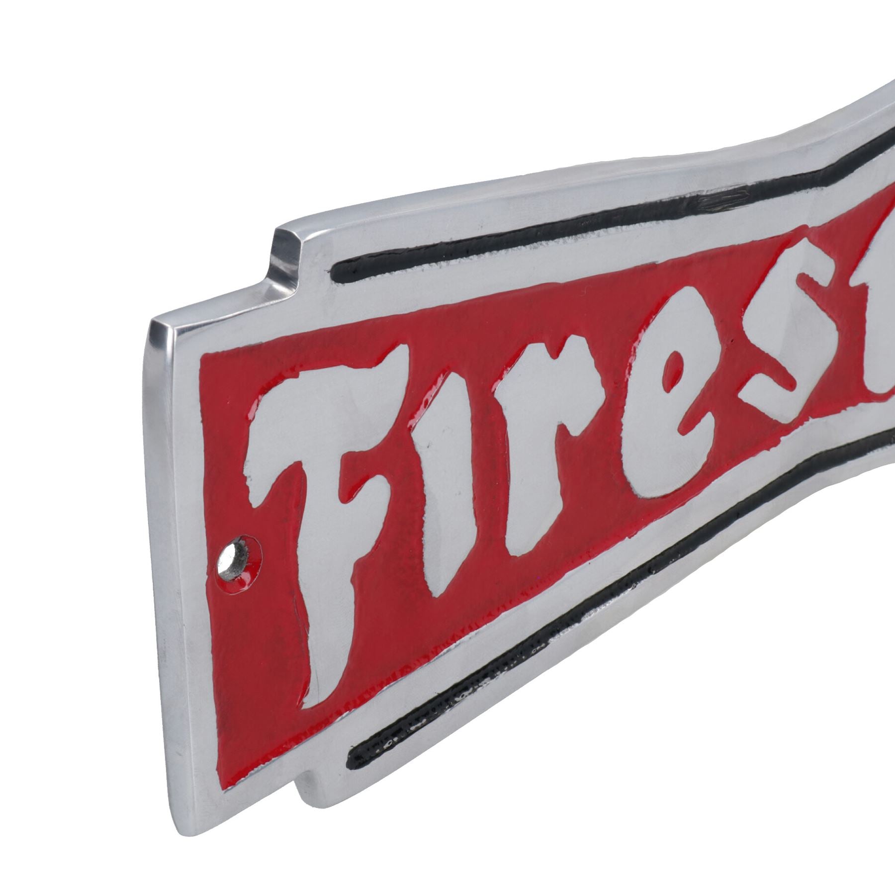 Firestone Tyres Aluminium Sign Plaque Door Wall Garage Workshop Tires Wheel