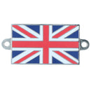 Badge en métal émaillé avec drapeau Union Jack, emblème classique de voiture GB
