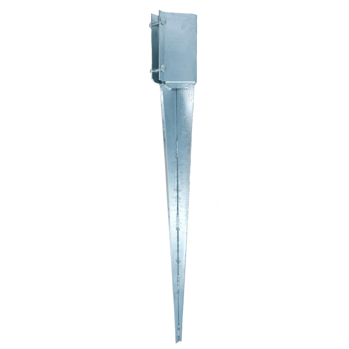Fence Post Holder Support Drive In Spike Galvanised 75 x 75 x 750mm