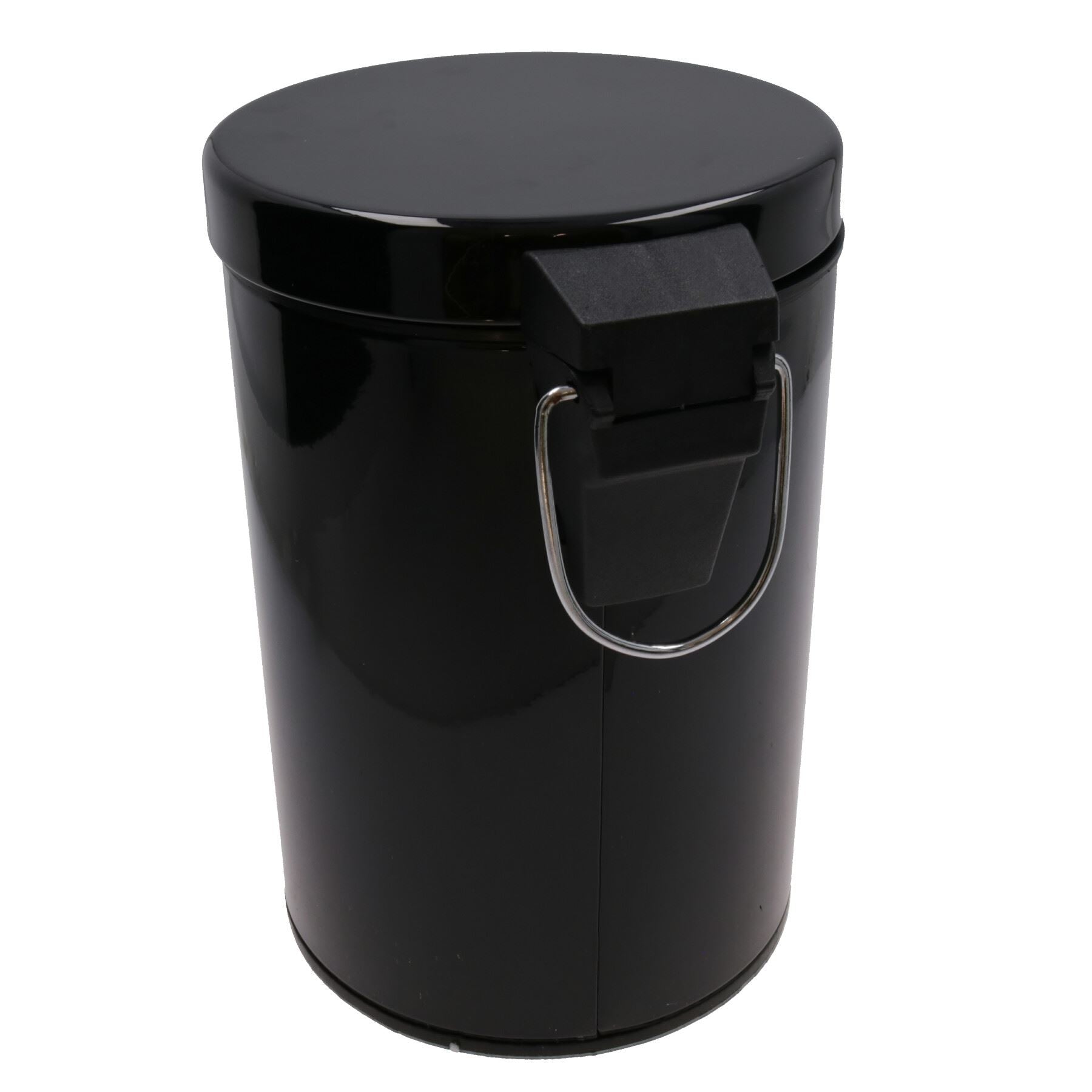 3L Waste Pedal Bin Kitchen Bathroom Office Metal House Rubbish Dustbin Flip Lid