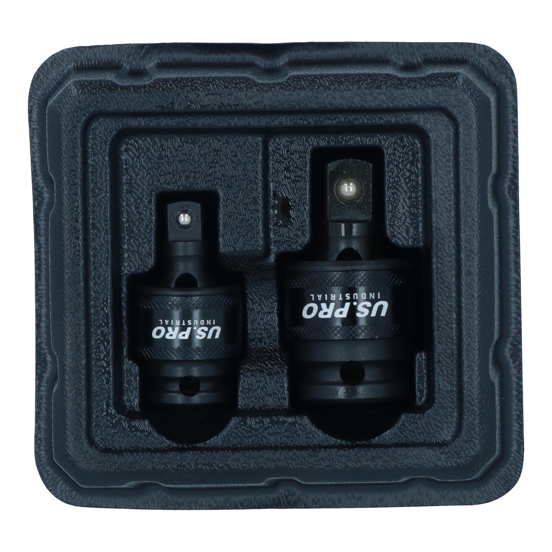 3/8" And 1/2" Drive Impacted Universal Joint UJ Wobble Angle Extension U S Pro