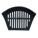 Grille de foyer de 14 po pour foyer de 16 po en fonte avec panier avant ouvert noir