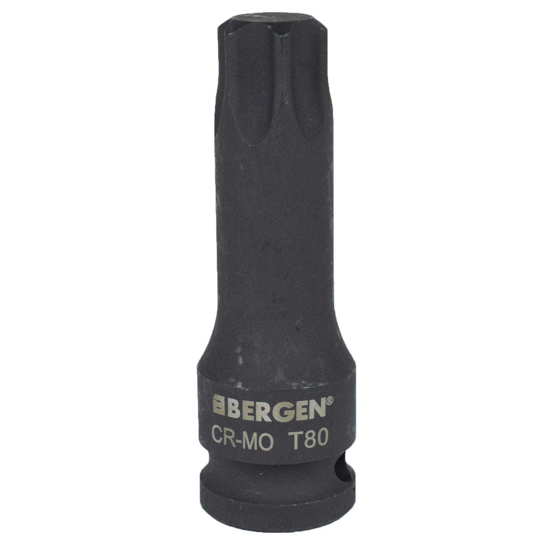 T80 x 78mm 1/2" Drive Extra Long Impact Torx / Star Male Socket Bergen