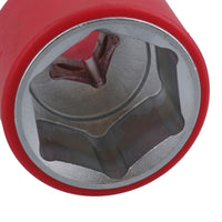 1/2in drive VDE Insulated Shallow Metric Socket 6 Sided Single Hex 1000 V