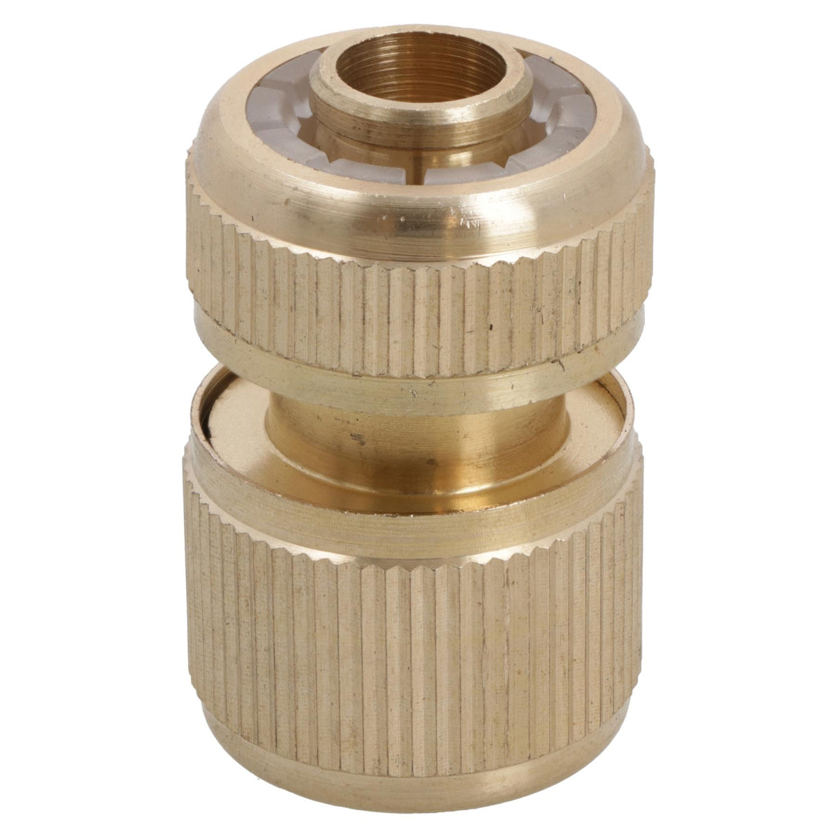 Brass Hose End Connector For 1/2in Garden Pipe Quick Release For Taps / Sprayers