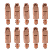 1 shroud & 10 x 0.6mm Contact Tips MIG Welding Binzel Style Euro Torch MB15