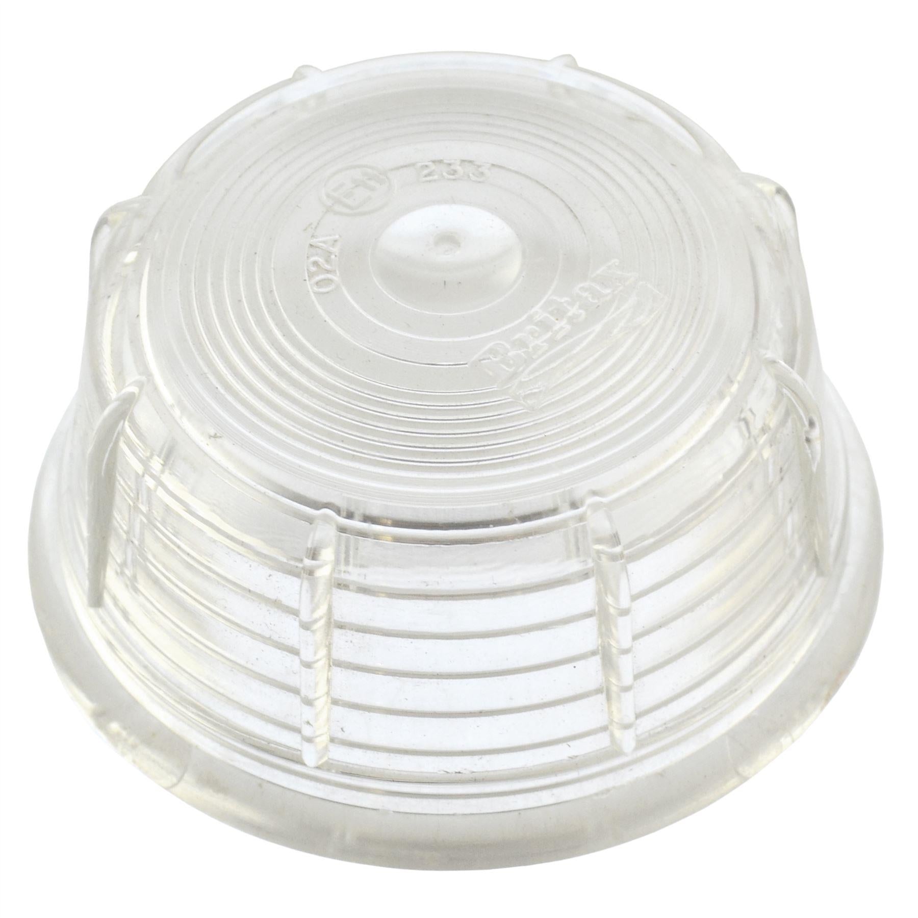 Britax Side Marker Replacement Lens WHITE Outline Light Lamp PAIR TR202