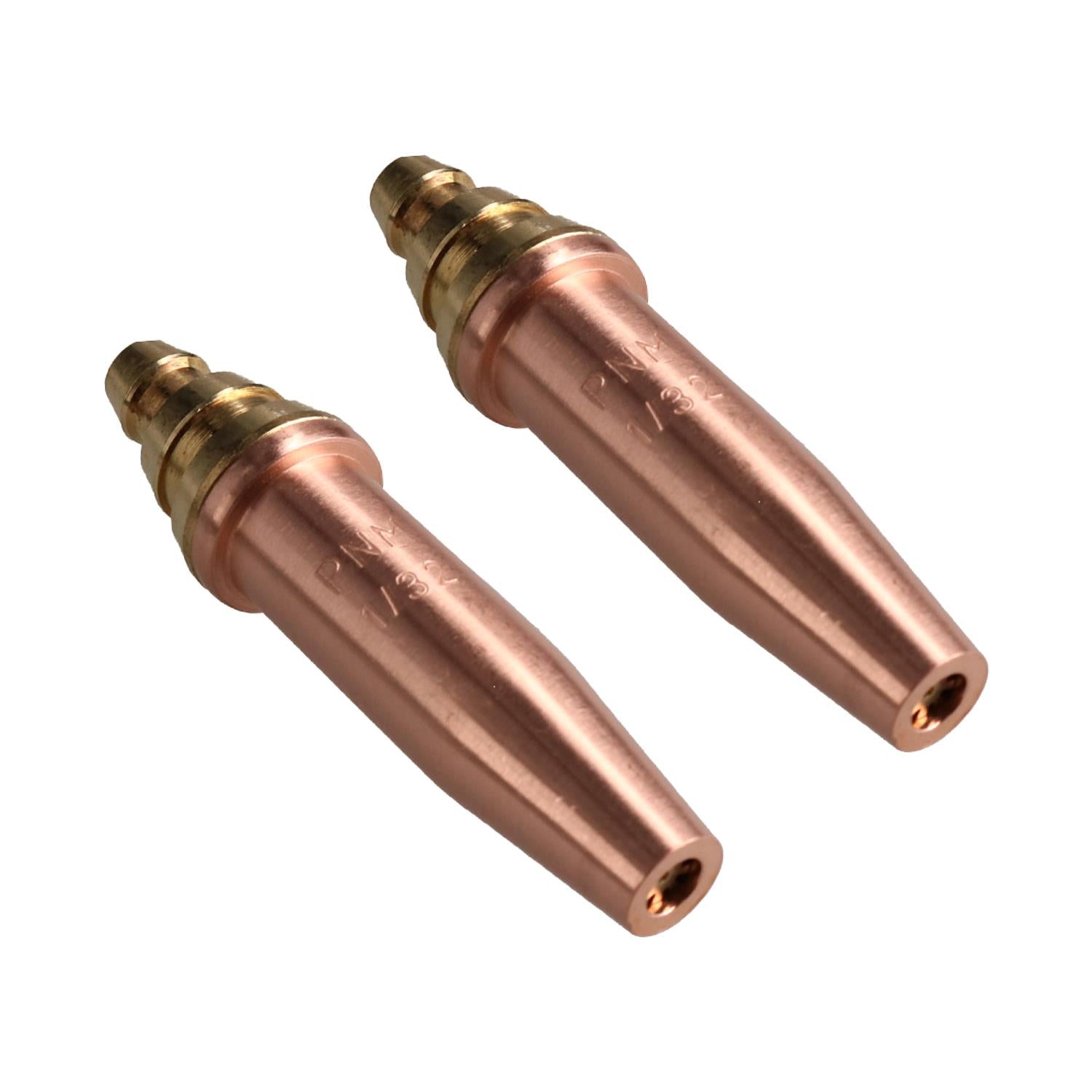 PNM Oxy Propane Gas Cutting Nozzle Tip Standard length 1/32" 3-6mm Oxygen 2pk