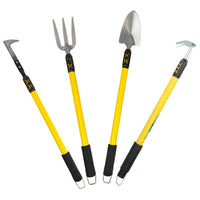 Outils de jardinage télescopiques Râteau, fourche, désherbeur, pelle et houe 25" - 37" Jardinage