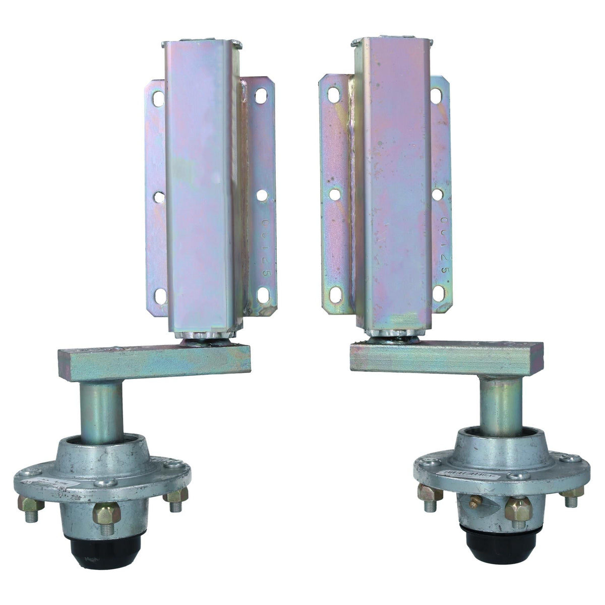 Trailer Suspension Units Arms With Hubs 500kg Capacity 4 Stud on 4 Inch PCD