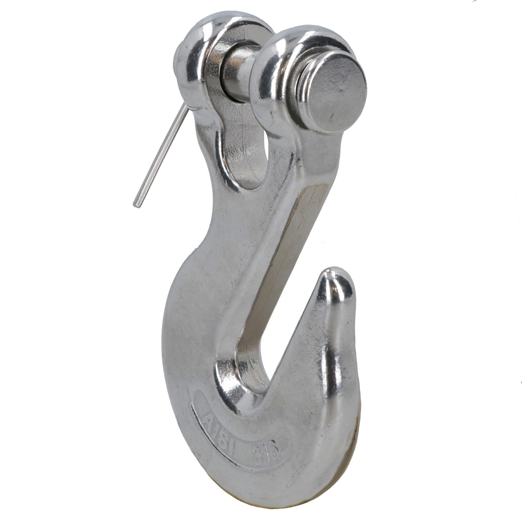 Clevis End Grab Hook Stainless Steel for 10mm (3/8in) Chain Lifting 1250kg