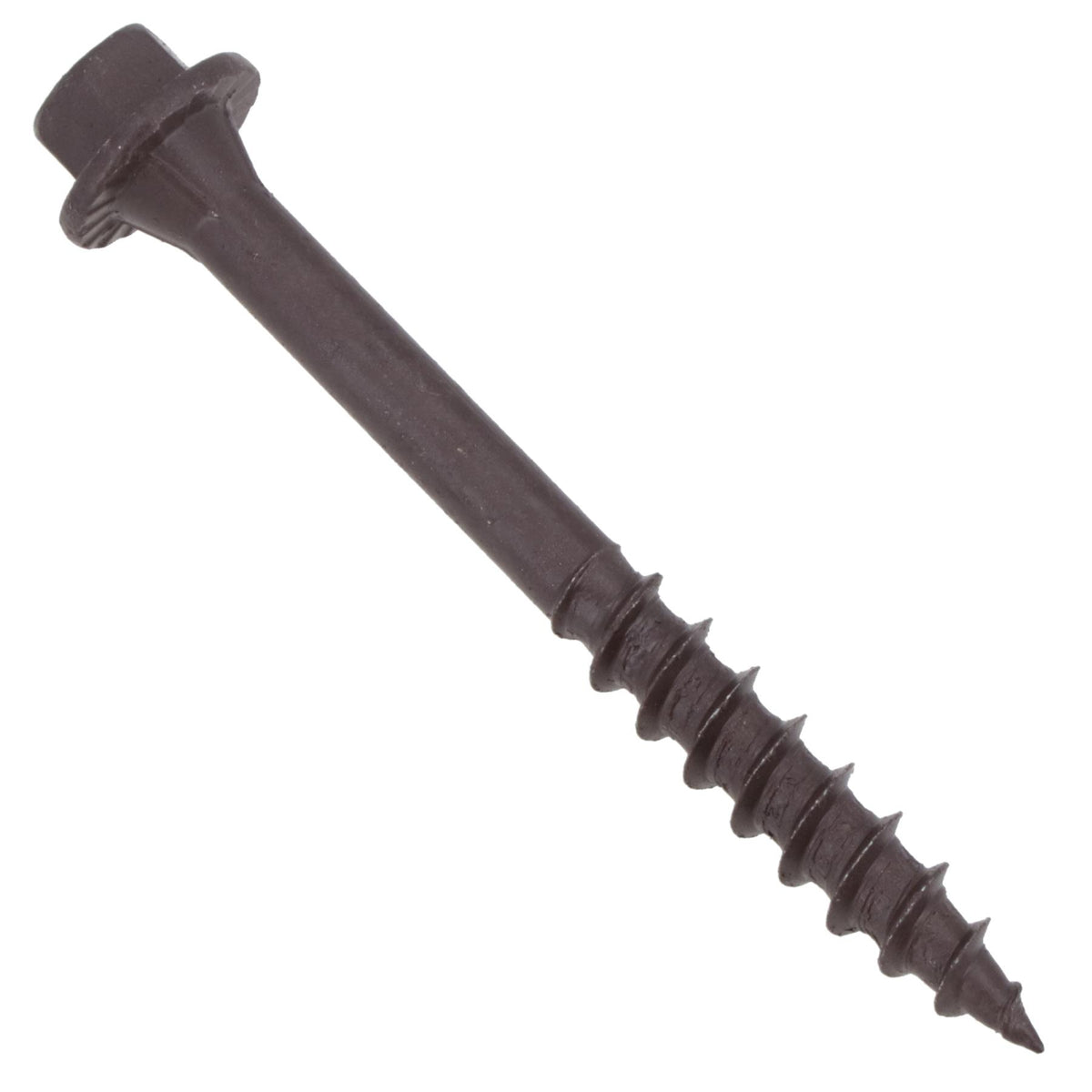 63mm Timber Sleeper Wood Screws For Railway Sleepers Hex Head Brown 150pc