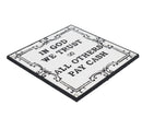 In God We Trust All Others Pay Cash Cast Iron Sign Plaque Garden Garage Wall