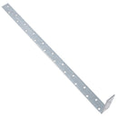 Vertical Light Duty Restraint Strap 600mm Length 100mm Bend Galvanised