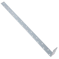 Vertical Light Duty Restraint Strap 600mm Length 100mm Bend Galvanised