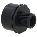 Polypropylene PP Threaded Reducing Socket Female – Male 1in – 3/4in BSP