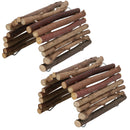 Medium Small Animal Play Stix Wooden Hideout for Active Play Accessories 2PK