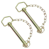 19mm (3/4in.) x 162mm Trailer Towing Hitch Pin For Tow Ball Pin Couplings 2pc