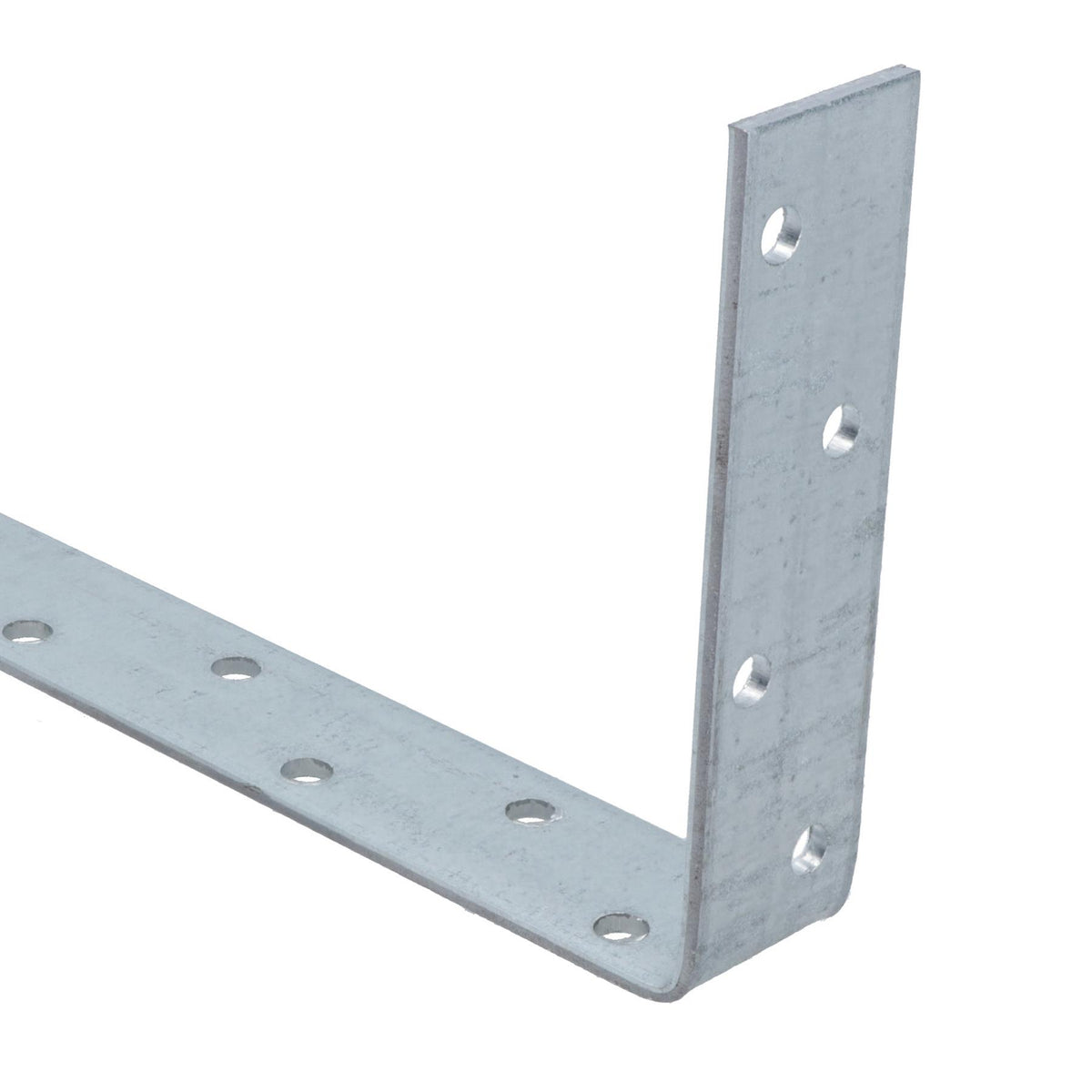 Vertical Light Duty Restraint Strap 1000mm Length 100mm Bend Galvanised
