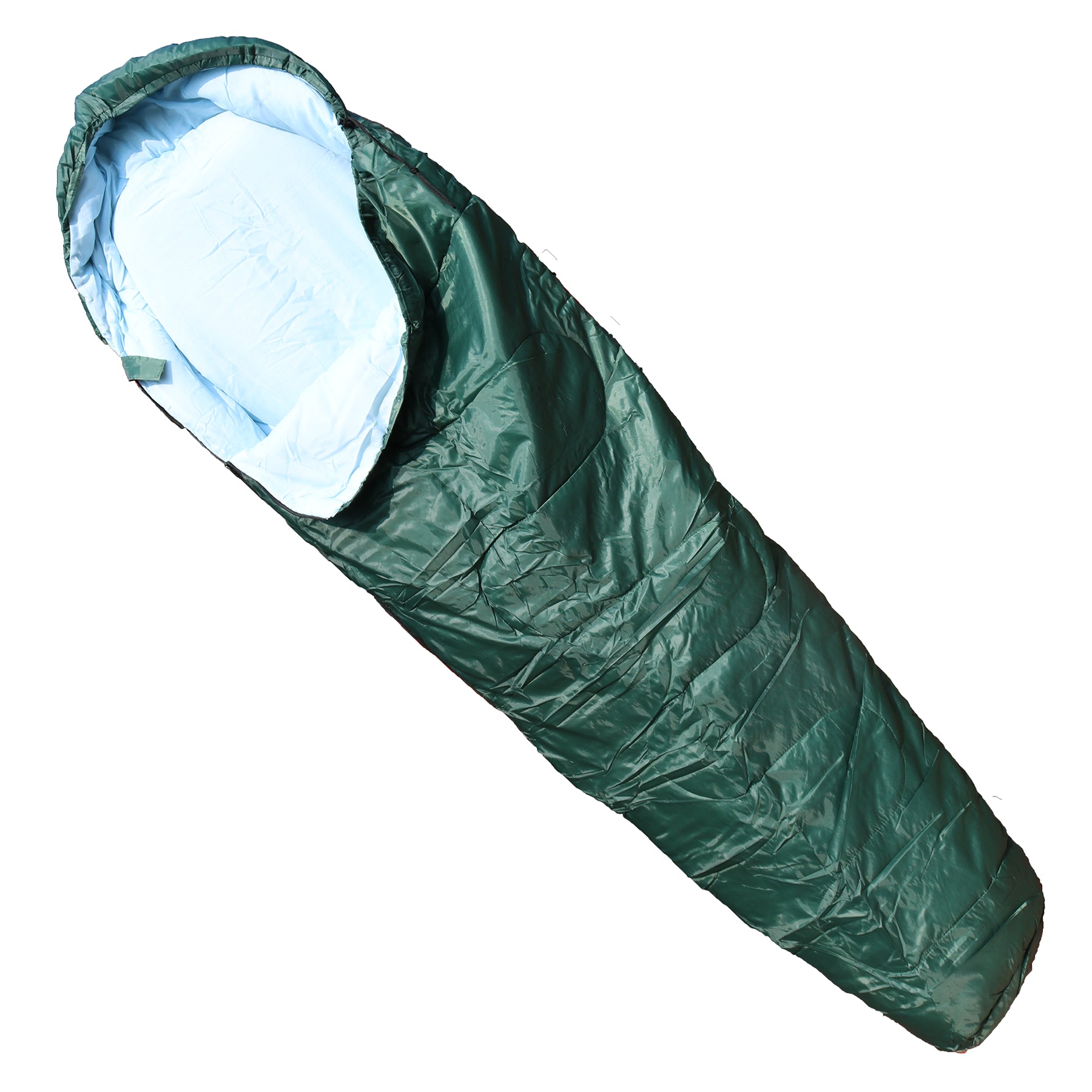 Red / Blue / Green Adult 3 Season Mummy Sleeping Bag Camping Summer Festival