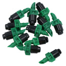 Micro Jet Sprinkler 90 Degree Coverage Watering Sprayer 4 + 13mm Pipe 12pc