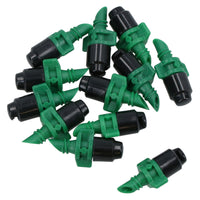 Micro Jet Sprinkler 90 Degree Coverage Watering Sprayer 4 + 13mm Pipe 12pc