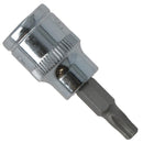 Douille étoile mâle Torx T27, entraînement 3/8", standard, interne, acier au chrome vanadium