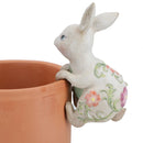 Hedgehog Rabbit Turtle & Snail Plant Pot Hanger Garden Ornament Statue Vase
