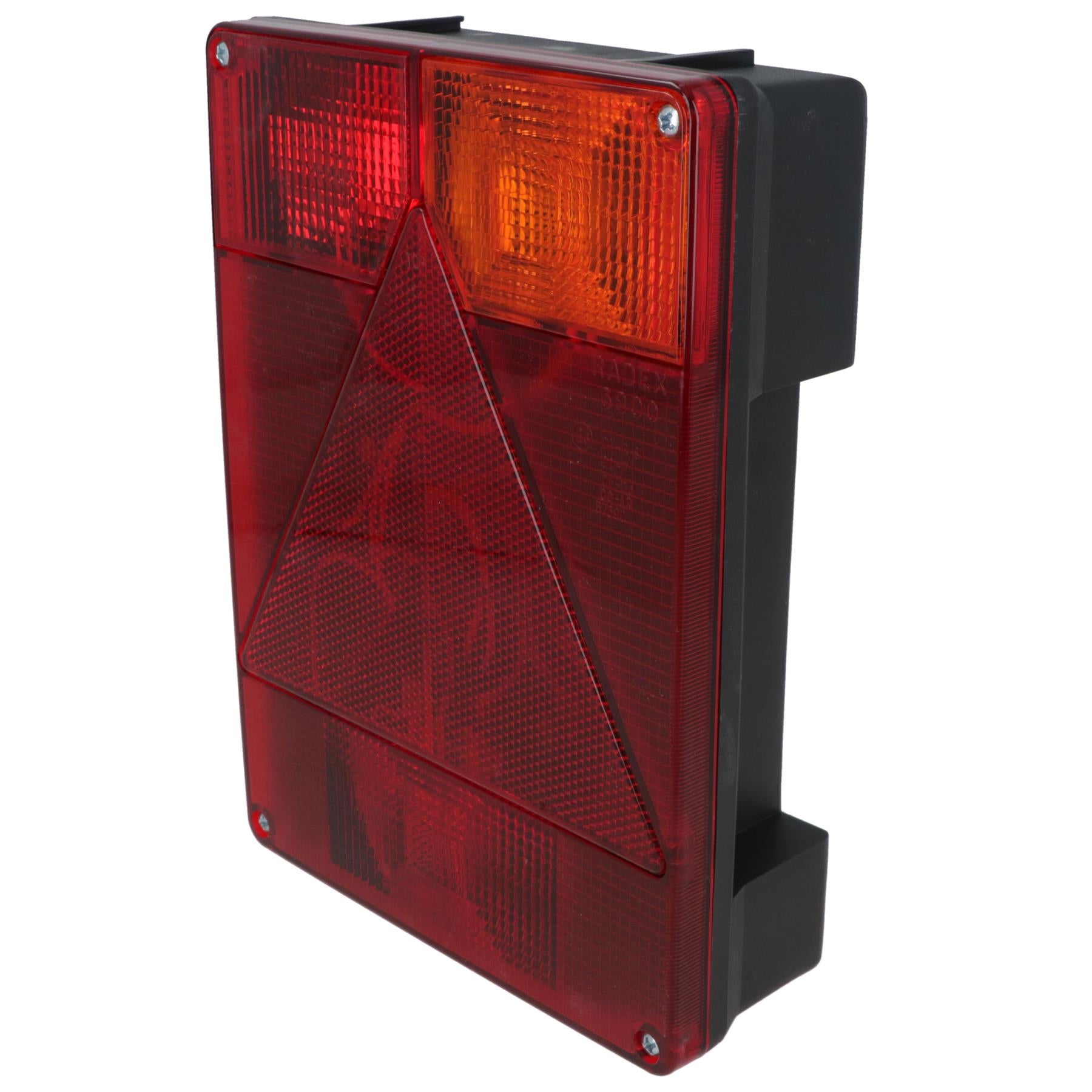 Pair Trailer Lights Radex for Ifor Williams & Indespension Lamp 5 Pin Plugs
