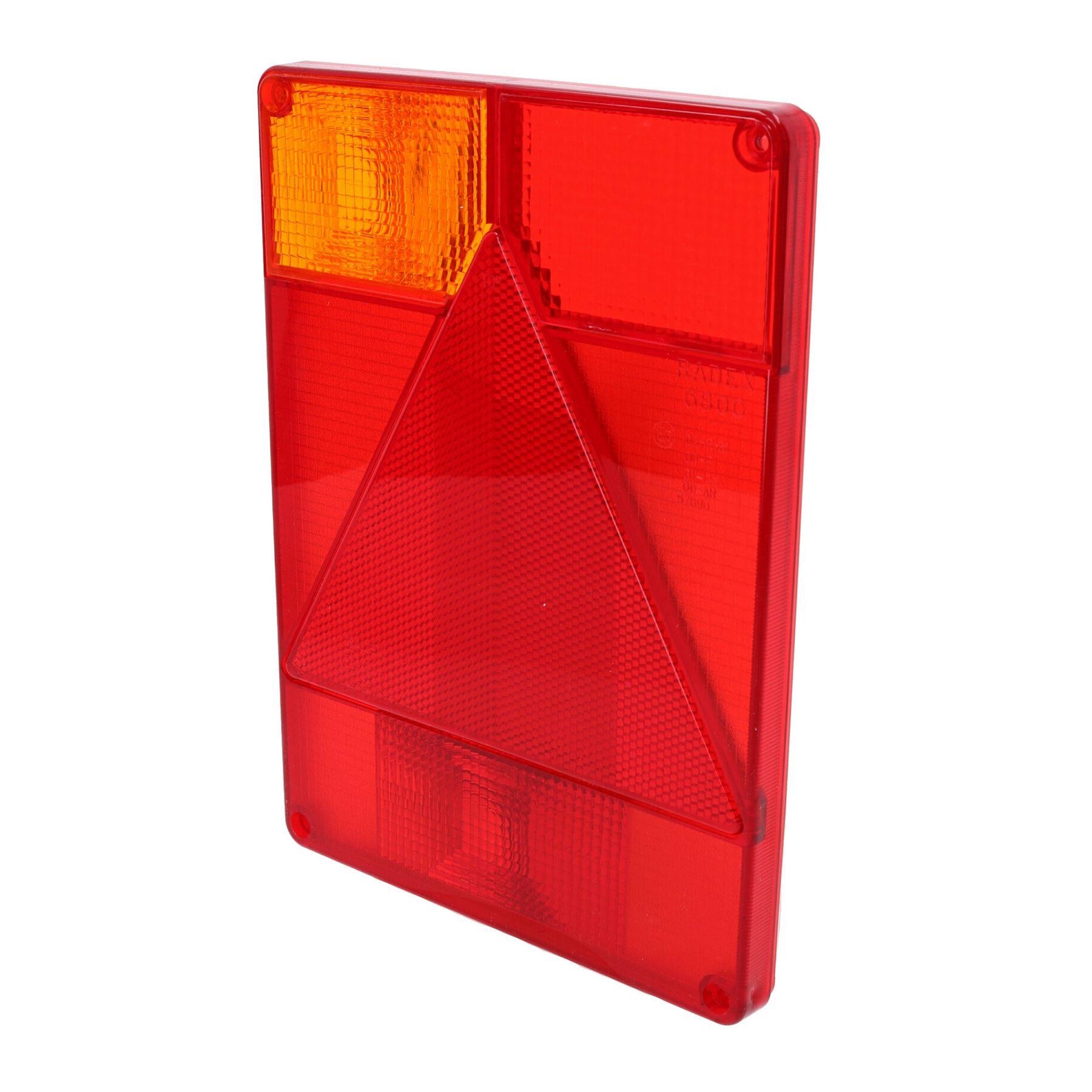 Trailer Light Lens PAIR Radex Replacement for Ifor Williams Indespension TR196