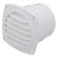 2,5" Kanal-Lamellen-Entlüftungsgitter, hochwertiger Ventilatorgrill für Boote, Wohnwagen und Wohnmobile