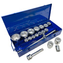 1" Drive Metric Socket And Accessory Set Kit 30mm - 80mm 6 Sided 21pc