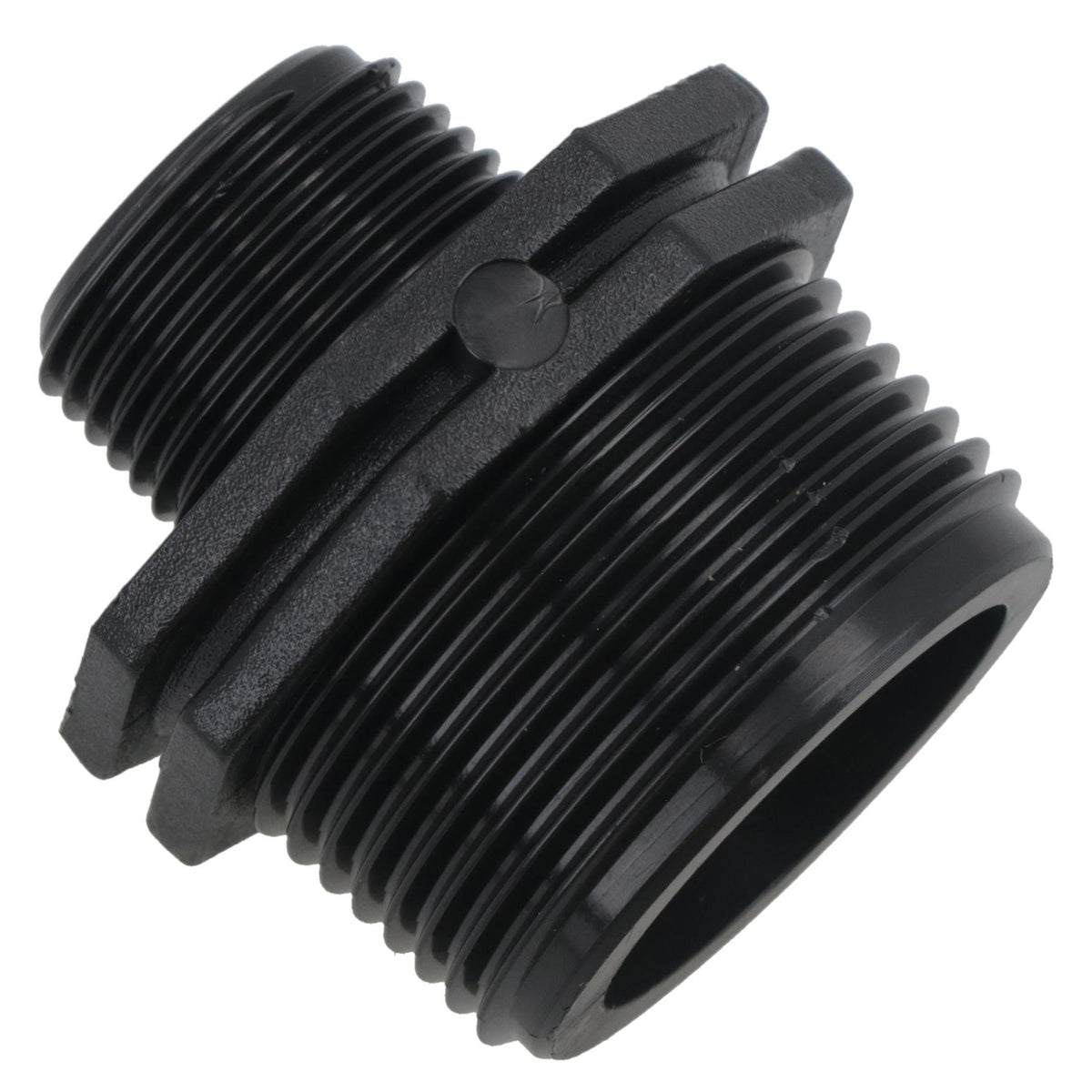 Polypropylene PP Male Threaded Pipe Reducing Nipple 1-1/2in x 1in BSP