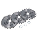 Circular Saw Blade 190mm x 30mm 20 24 40 teeth TCT Cutting Disc Wood 3pc