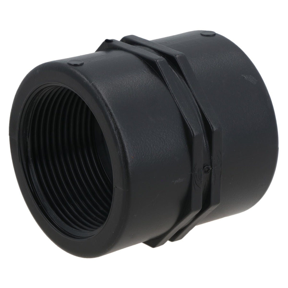 Polypropylene PP Female Threaded Pipe Fitting Sockets 1-1/2in – 1-1/2in BSP