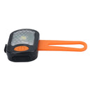 Orange Flashing Safety Waterproof Rectangle USB Blinker Light Night Dog Walk