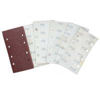 Hook/Loop 1/3 Sheet Sanding Sander Sandpaper Pads 10 Pack Mixed Grit 40  240