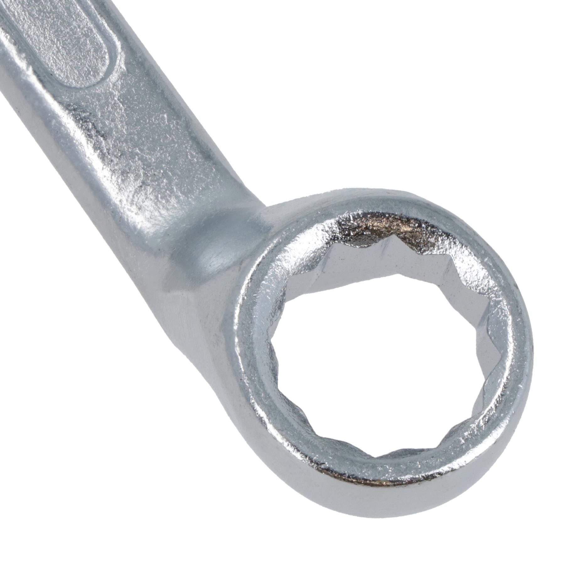 Metric Double Ended Bi-hex Ring Spanners 6mm - 17mm 6 Spanners 12 Sizes