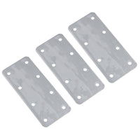 Small Internal Sleeper Straight Support Plate 85mm x 170mm Stainless Steel
