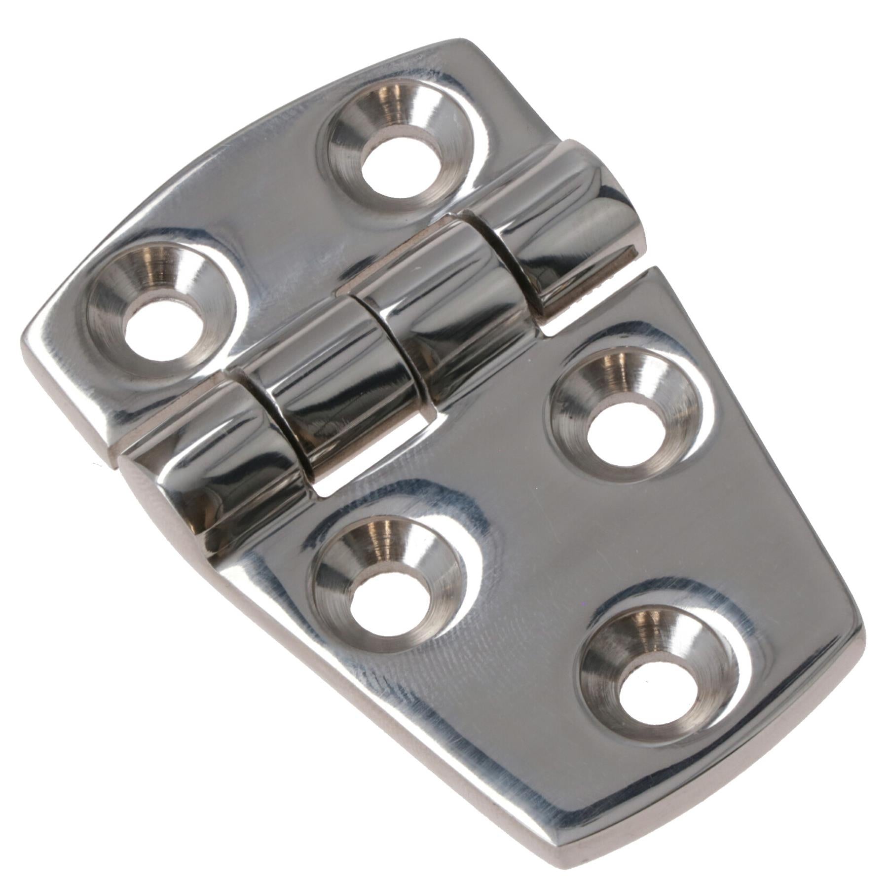 Polished Door Hinge Stainless Steel 56mm x 38mm 316 Marine Cabin Hatch