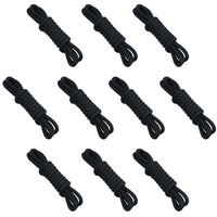 10pk 2m Double Braided Fender Lines 10mm Boat Rope Spliced Loop Black